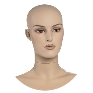 Damenkopf 4 für den Perückeneinsatz hautfarben